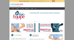 Desktop Screenshot of fisioequipe.eu